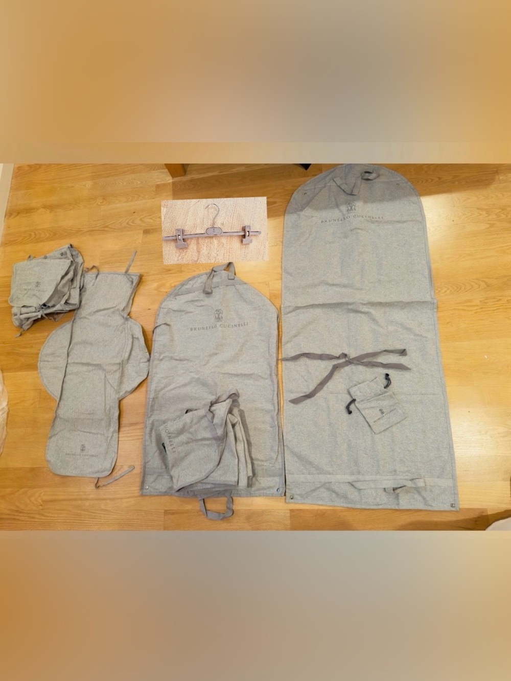 A bundle of brunello cucinelli organizer bags